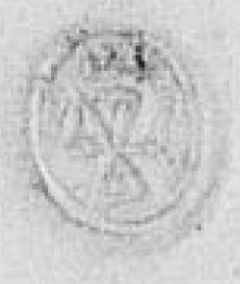 Eget segl benyttet 5. november 1623 (Vedlegg x til Fogderegnskap Moss 1623-24)